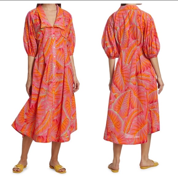 Farm Rio Bright Forest Dress - Picture 4 of 7